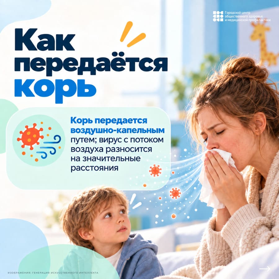 Как передается корь