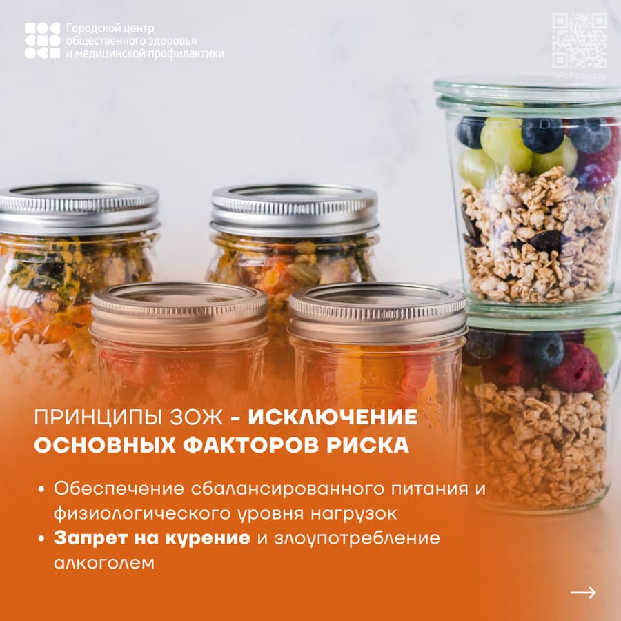 Исключение основных факторов риска