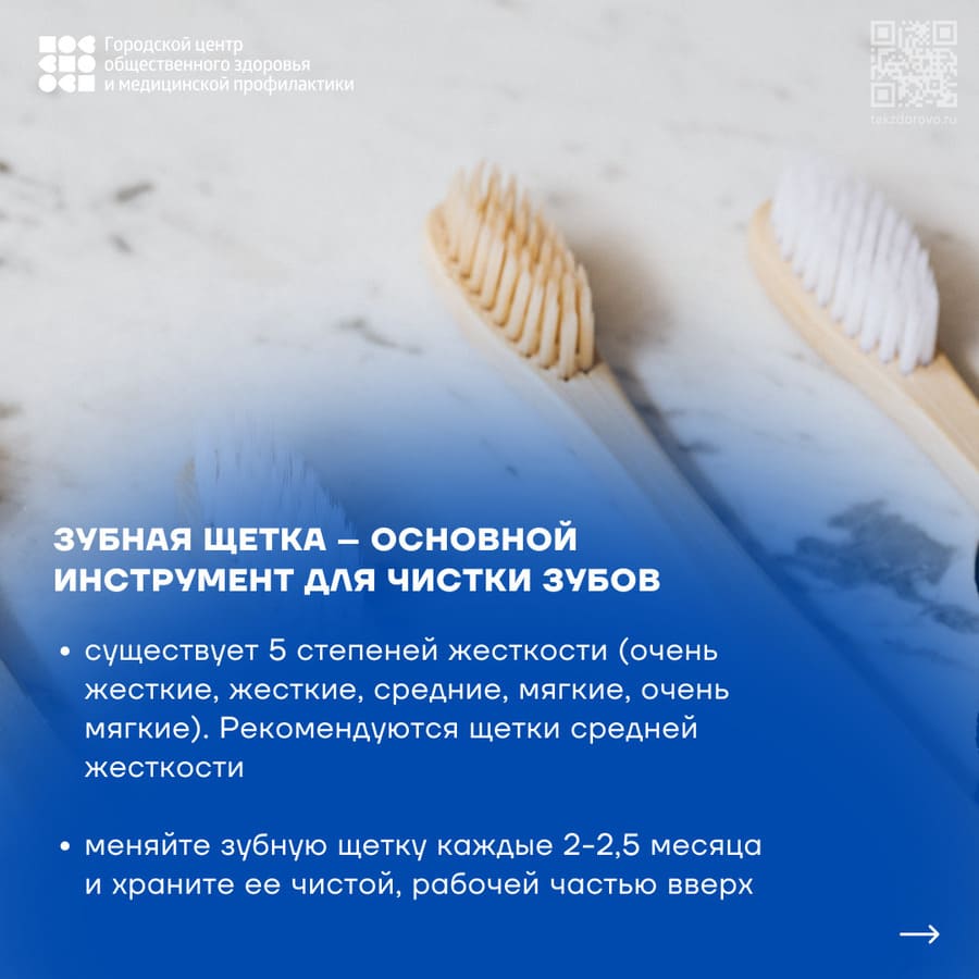 Зубная щетка - основной инструмент для чистки зубов
