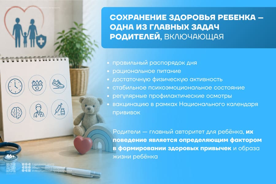 Сохранение здоровья ребенка